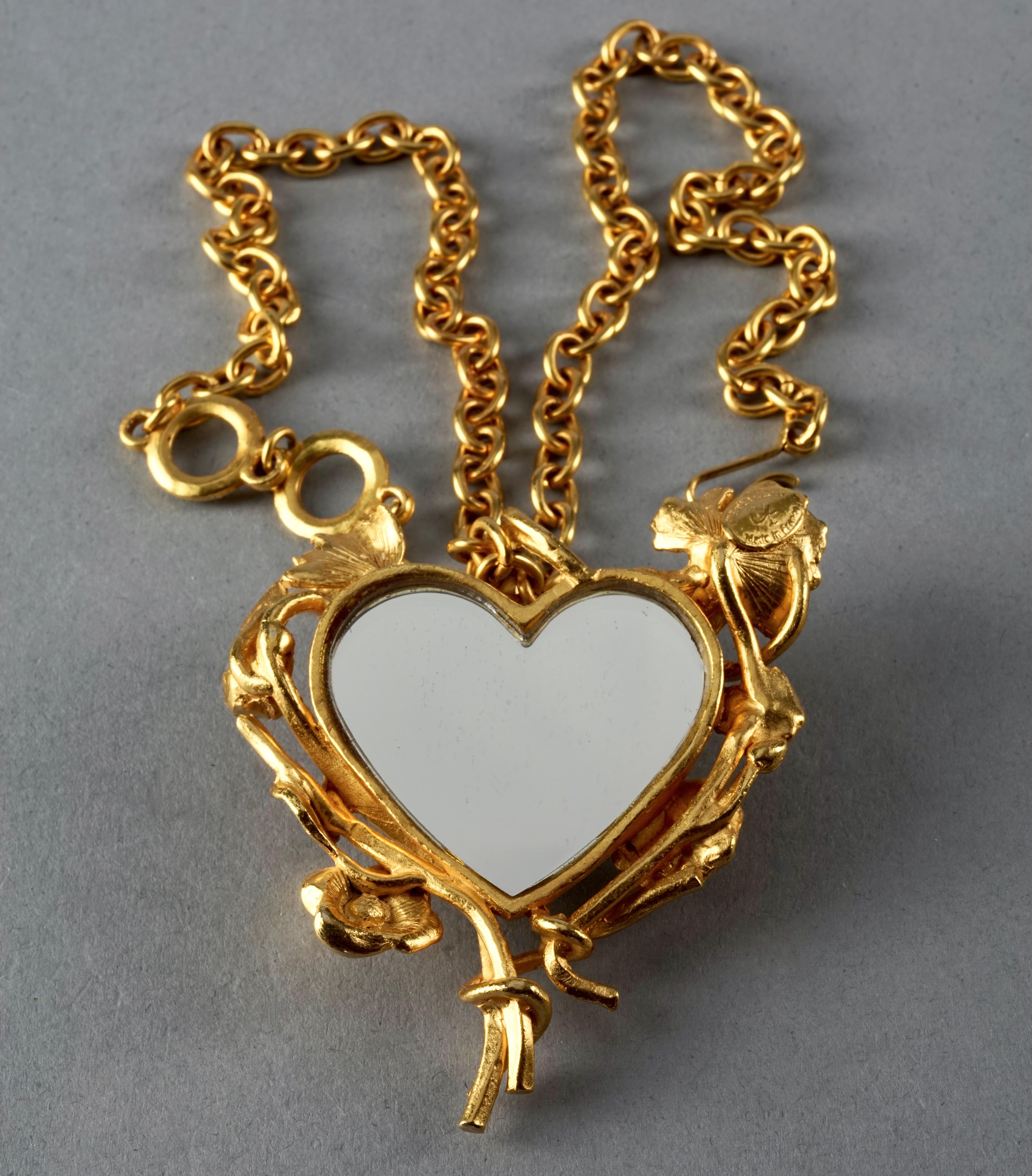 christian lacroix heart necklace