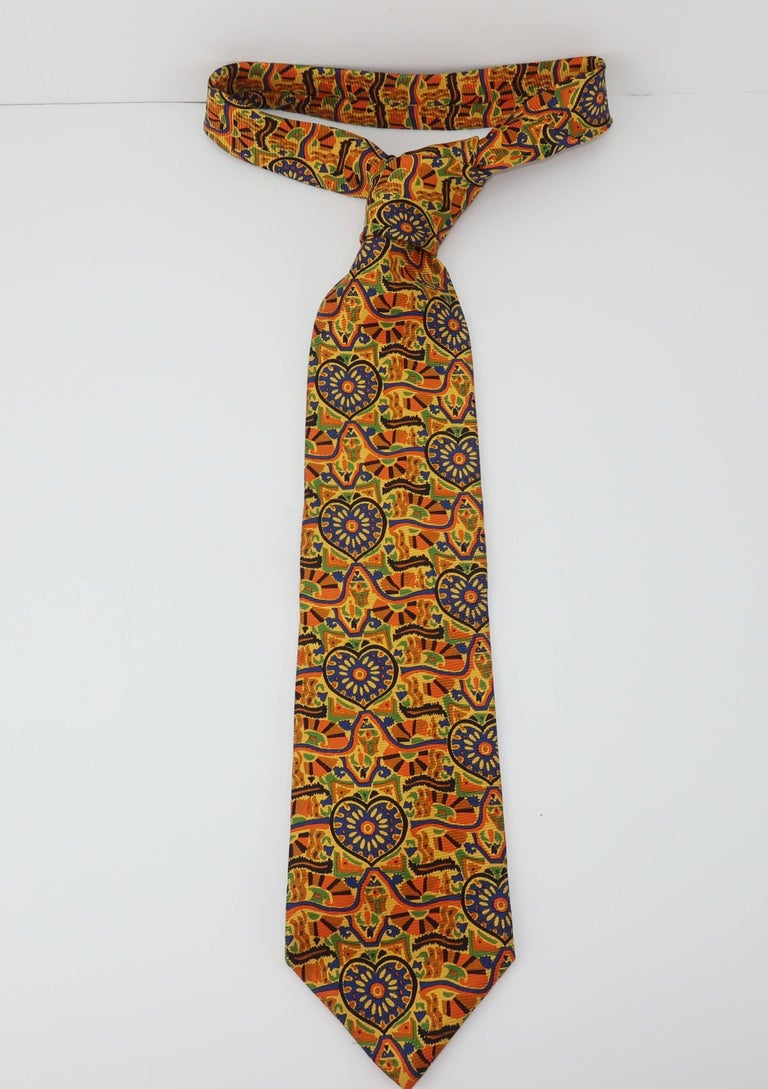 Vintage Christian Lacroix Men's Silk Necktie For Sale at 1stDibs ...
