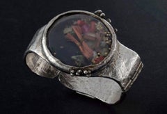 Vintage CHRISTIAN LACROIX Movable Charms Nautical Cuff Bracelet