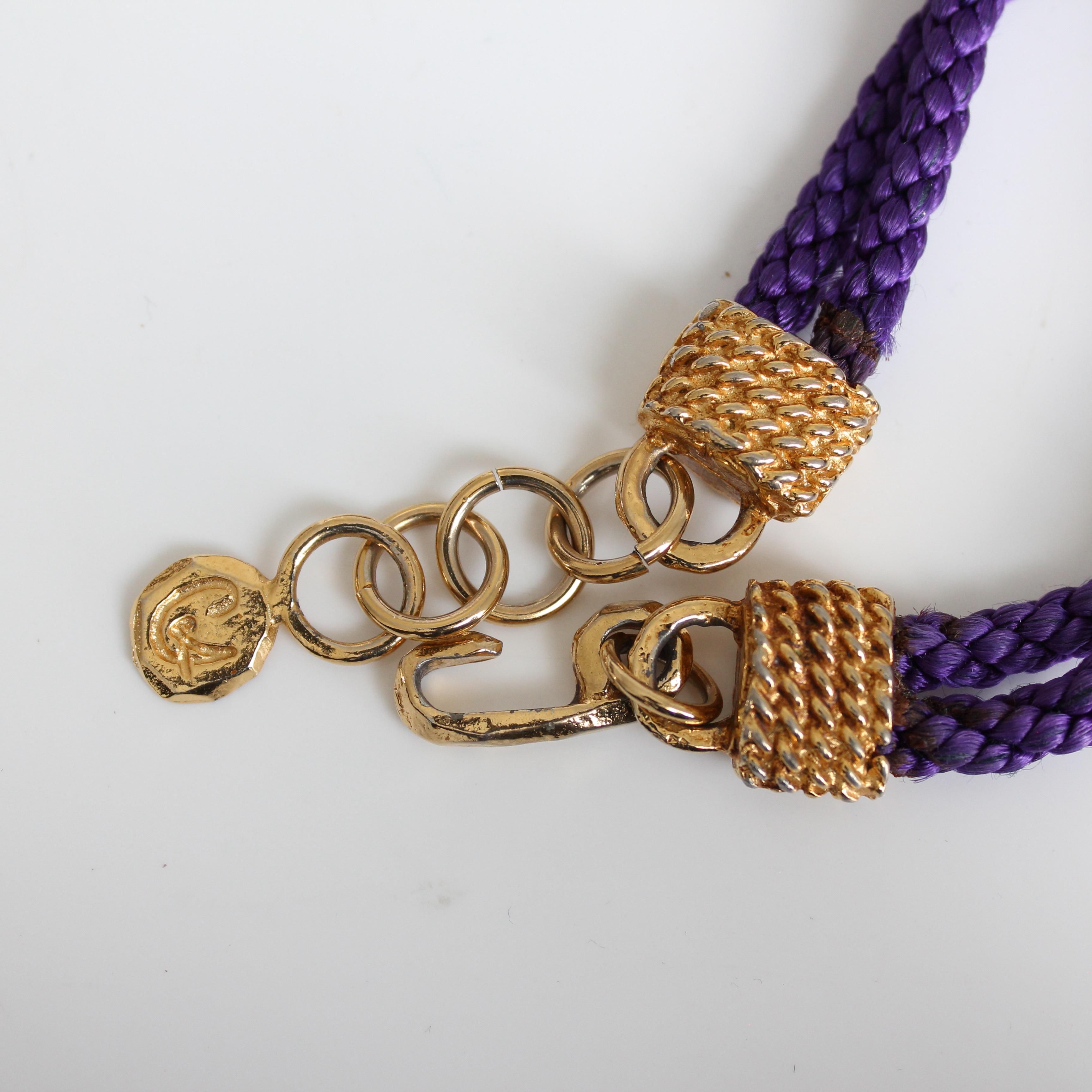 Vintage Christian Lacroix Übergroße Herz Anhänger Halskette Glas Steine 90er Jahre Selten im Angebot 12