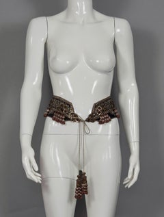 Vintage CHRISTIAN LACROIX Passementerie Sequin Obi Belt
