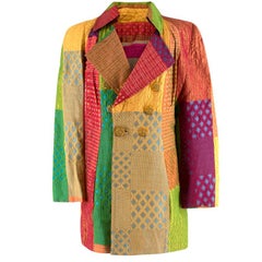 Vintage Christian Lacroix patchwork jacket US 8