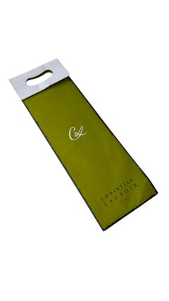 Vintage Christian Lacroix silk tie with bold multicolor, original box