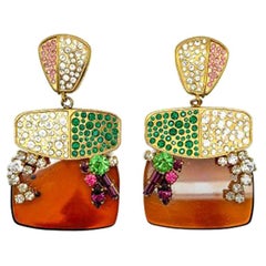 Vintage Christian Lacroix Statement Earrings 1990s