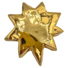 Vintage Christian Lacroix sun brooch