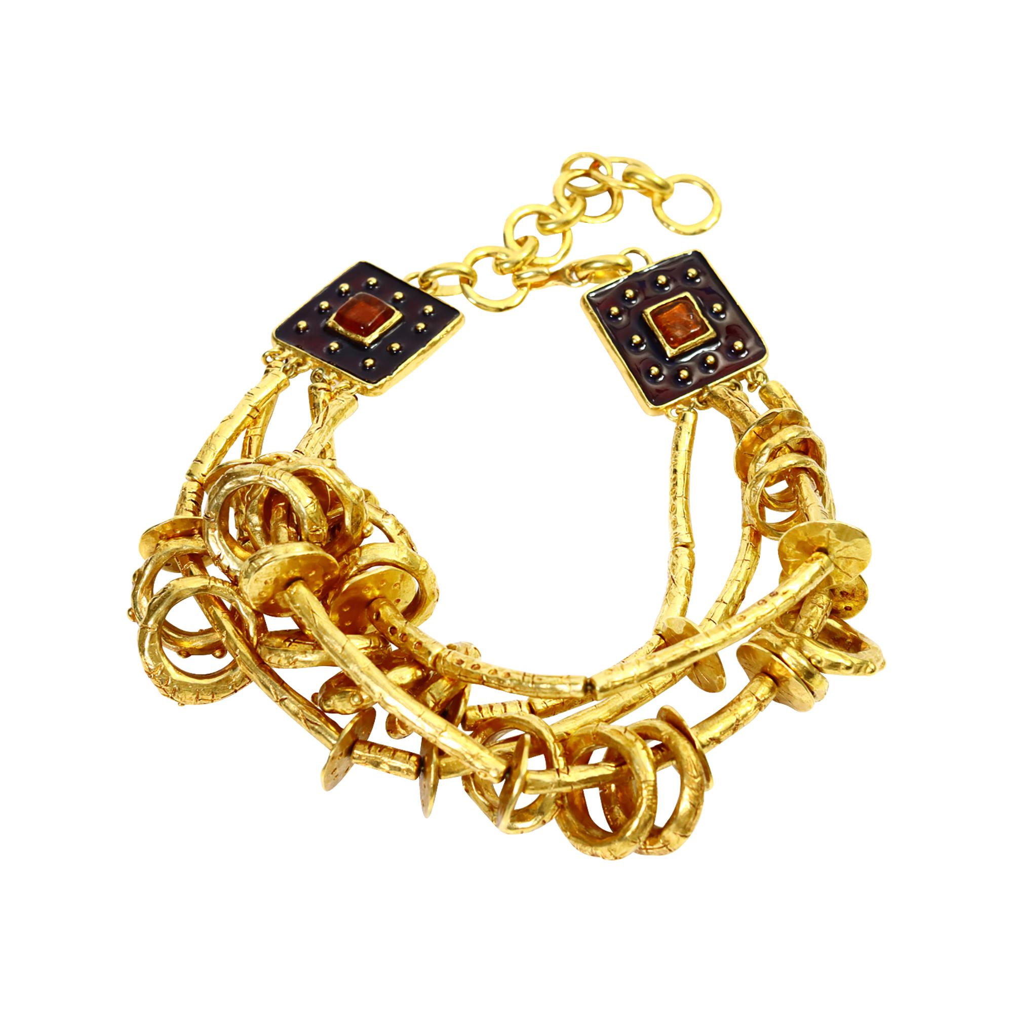 Vintage Christian Lacroix, girocollo d'oro d'epoca, circa anni '90 in vendita 4