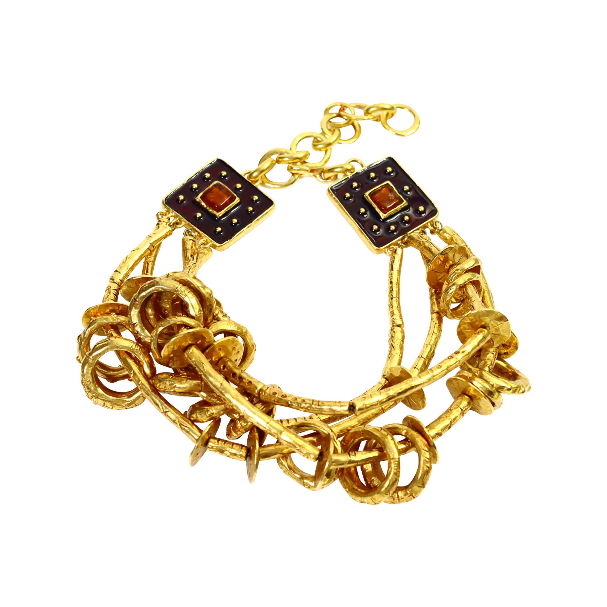 Vintage Christian Lacroix, girocollo d'oro d'epoca, circa anni '90 in vendita 5