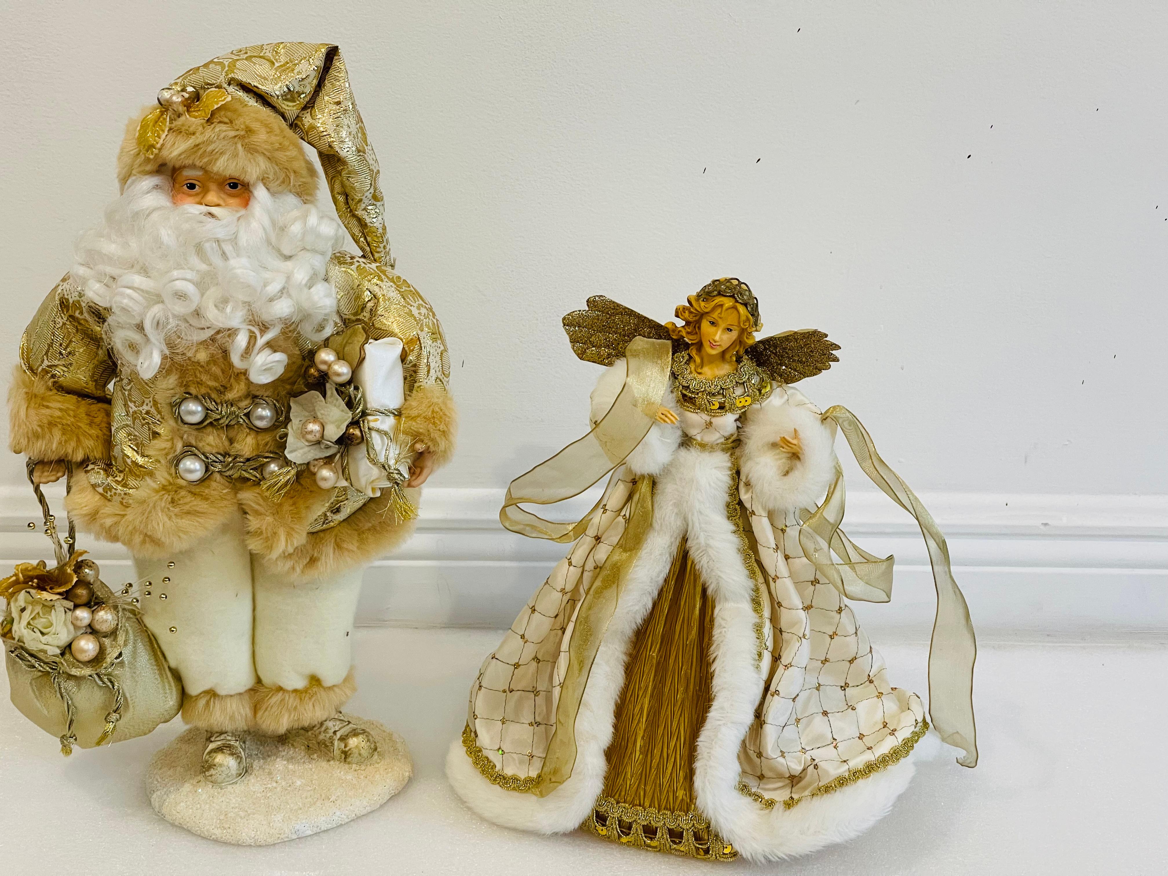 Danta Claus e Yree Top Angel d'epoca in oro bianco In condizioni buone in vendita a Boca Raton, FL