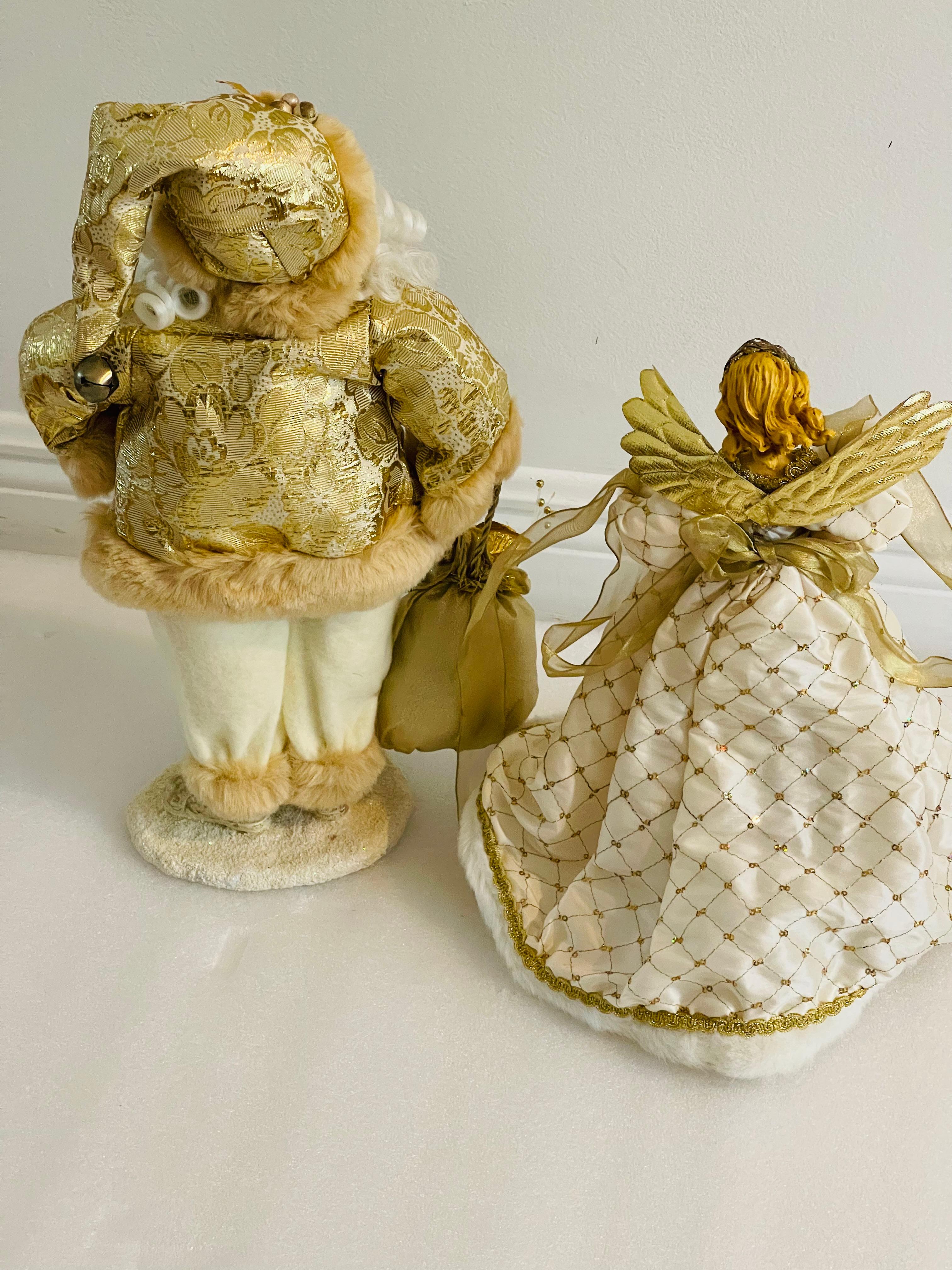 Danta Claus e Yree Top Angel d'epoca in oro bianco in vendita 1