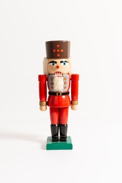 Vintage Christmas Nutcracker Wood, Erzgebirge, Germany, 1970s