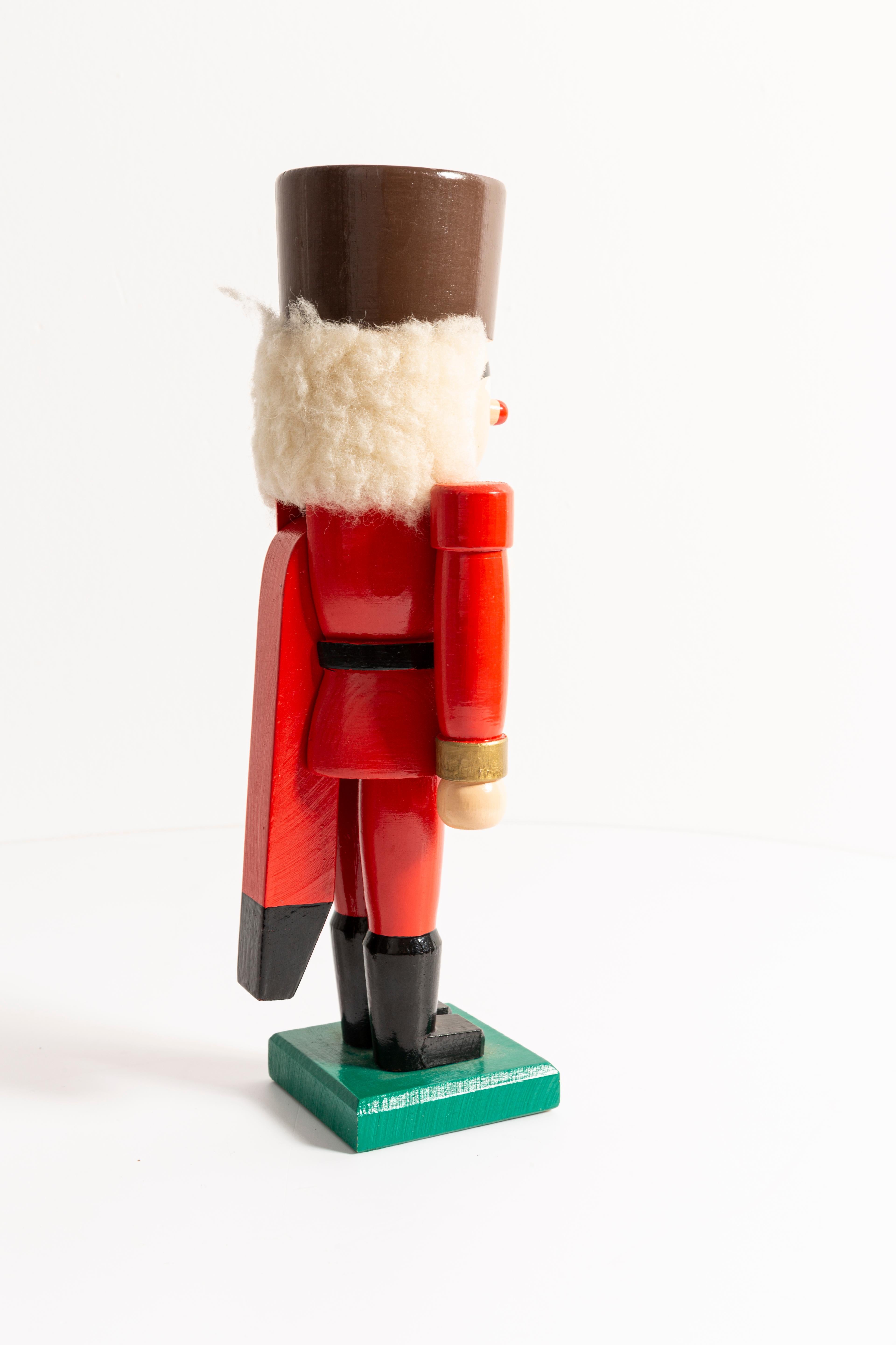 Bois Nutcracker de Noël vintage, Erzgebirge, Allemagne, 1970 en vente