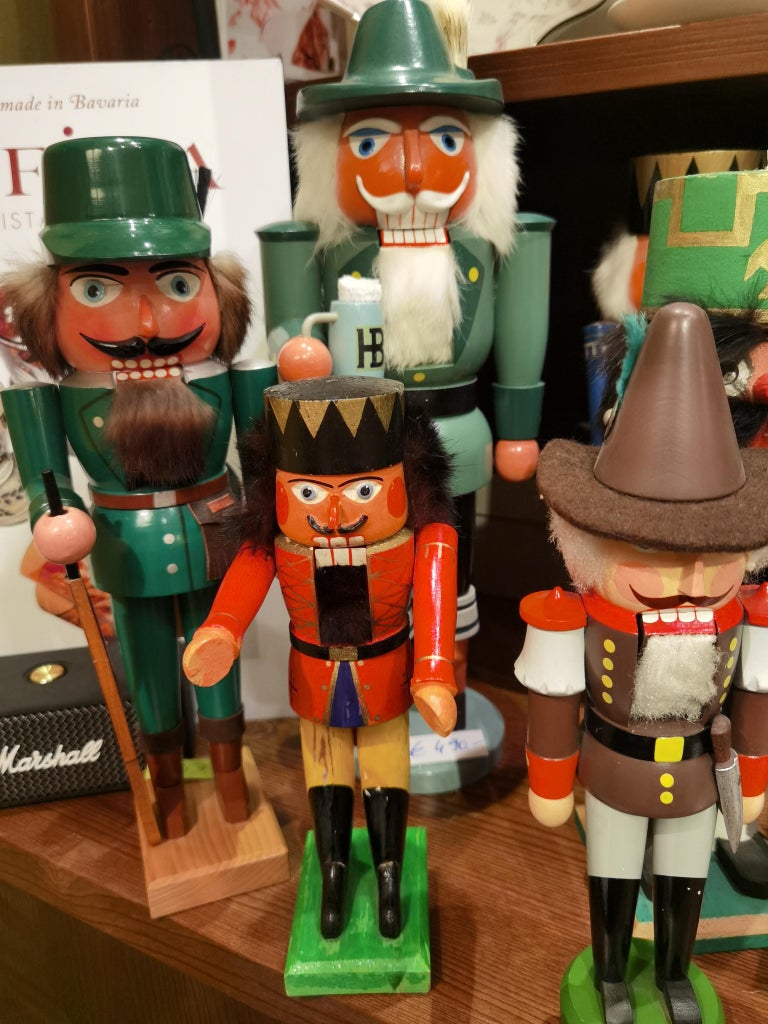 Vintage Christmas Nutcracker Wood Erzgebirge, Germany For Sale at 1stDibs