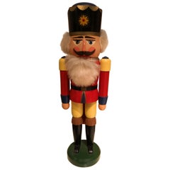 Retro Christmas Nutcracker Wood Erzgebirge Germany