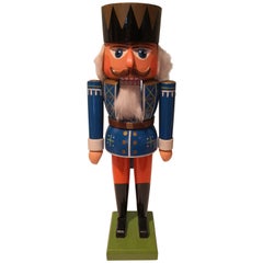 Retro Christmas Nutcracker Wood Erzgebirge Germany