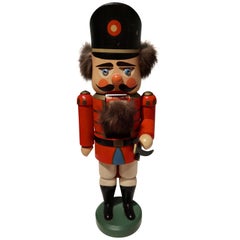 Vintage Christmas Nutcracker Wood Erzgebirge Germany