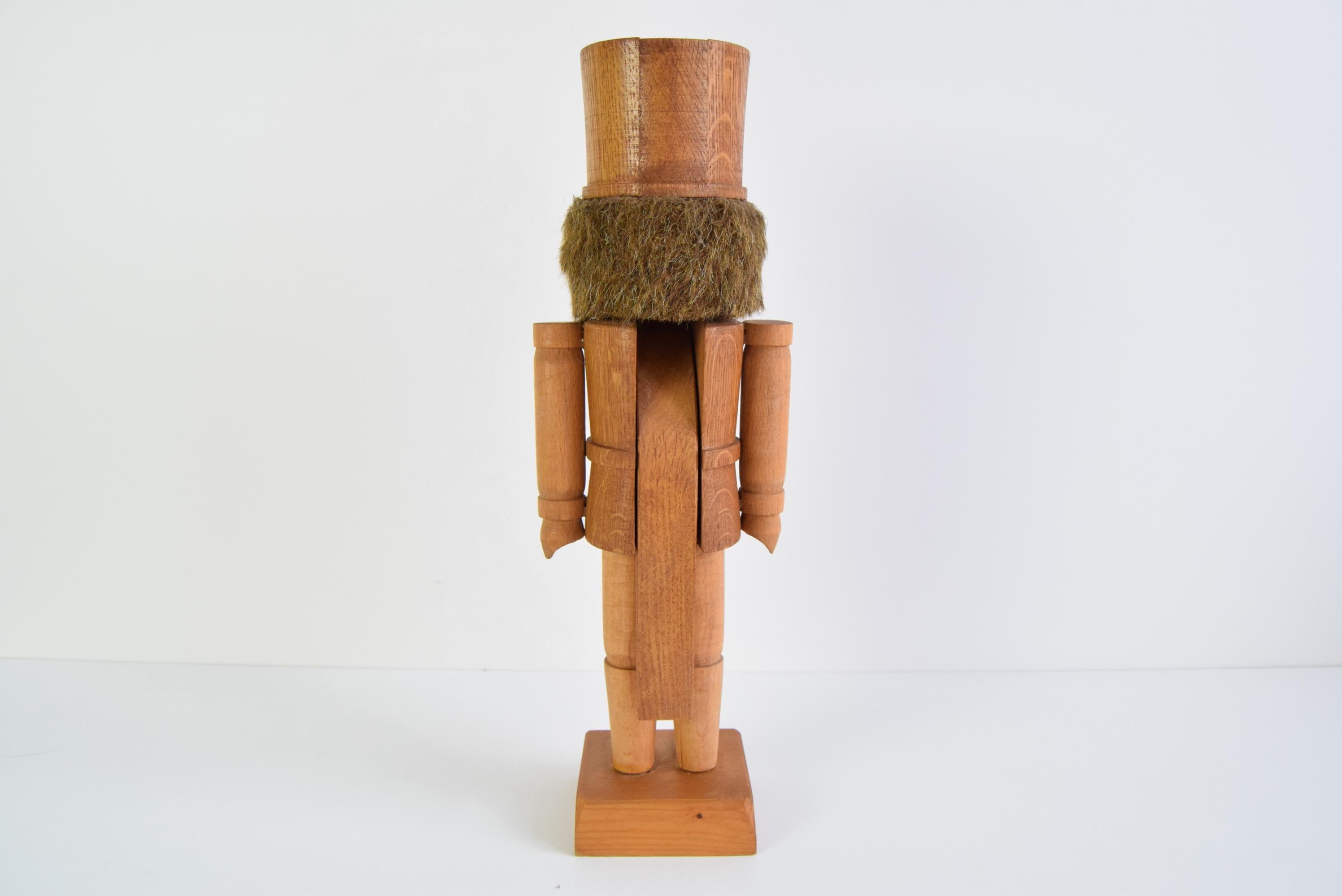 Fin du 20e siècle Figure de cracheuse de noix de Noël vintage, Erzgebirge Allemagne 1970 en vente