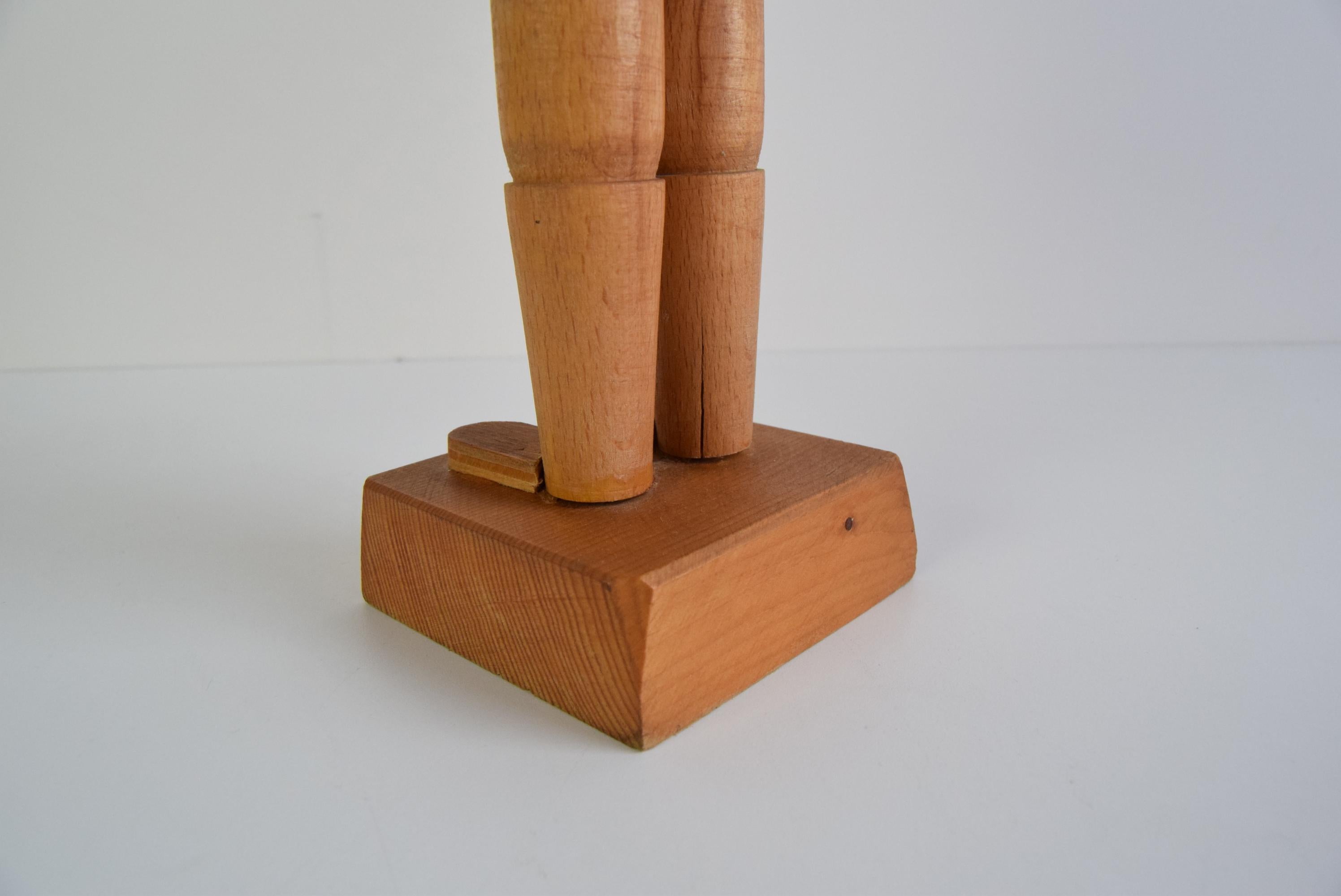 Figure de cracheuse de noix de Noël vintage, Erzgebirge Allemagne 1970 en vente 2