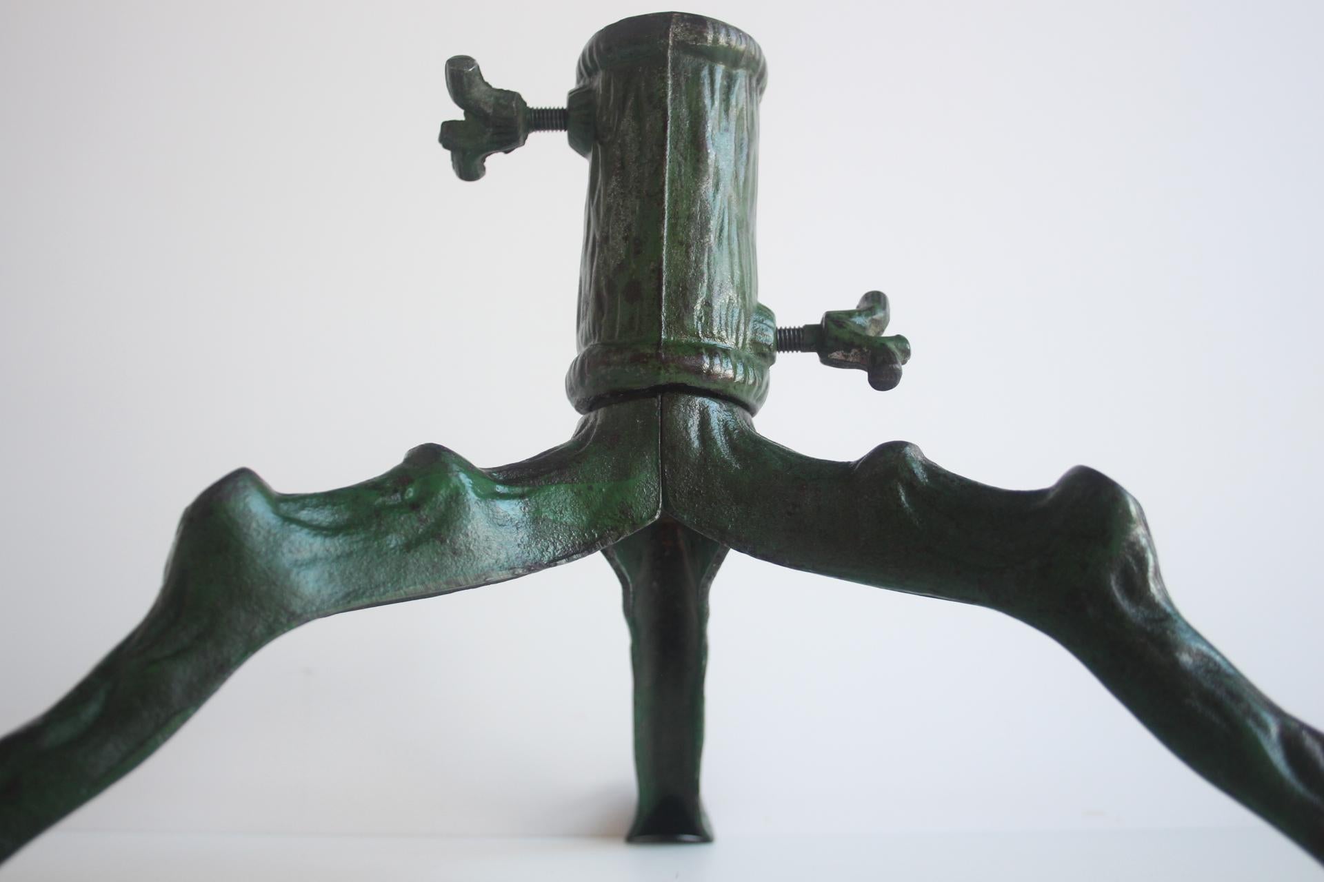 Vintage Christmas Tree Stand, Czechoslovakia, 1960's. For Sale 5