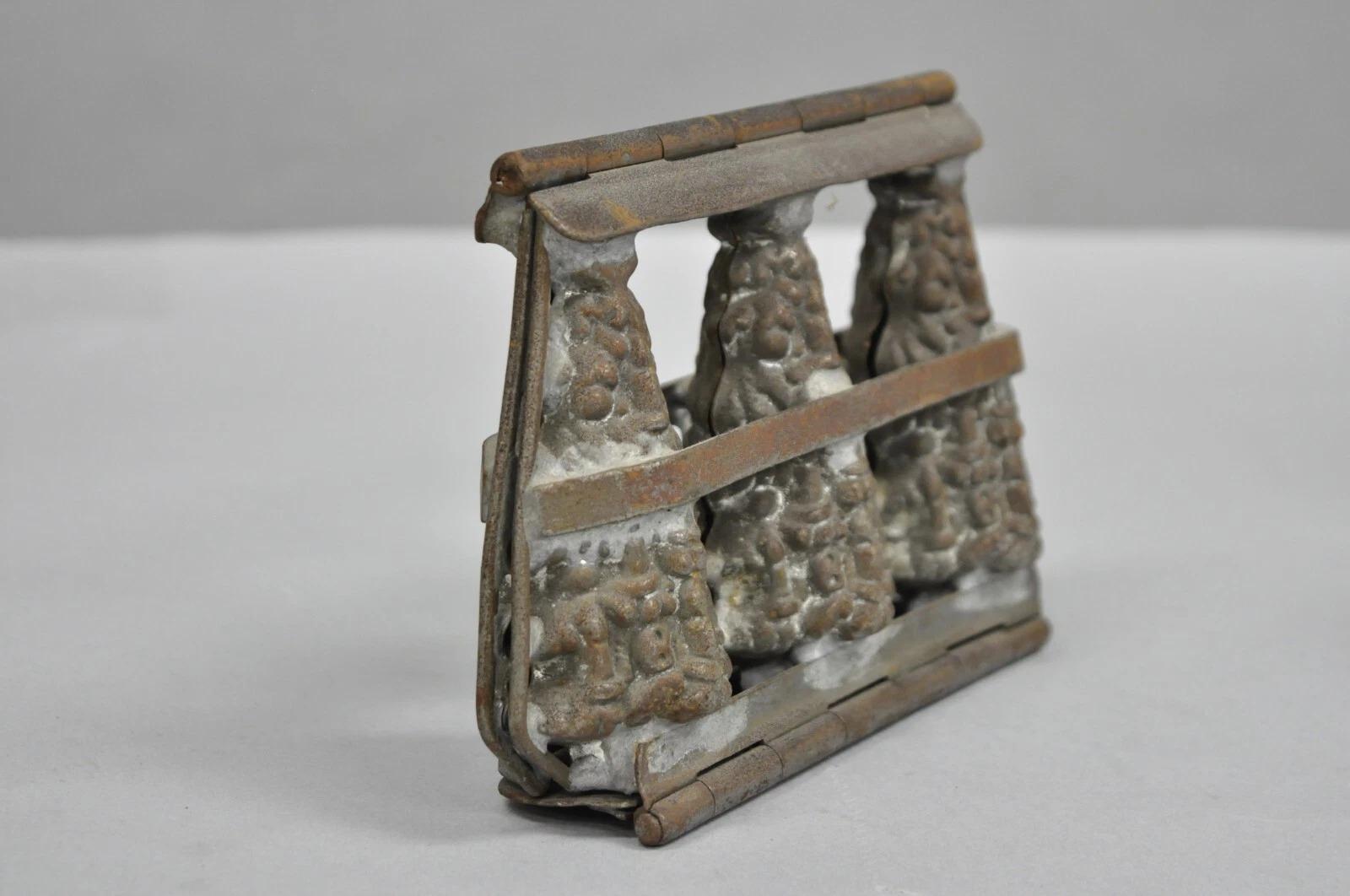 20ième siècle Arbres de Noël Vintage Moule à Chocolat pour Bonbons 4