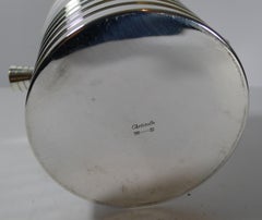 Vintage Christofle Folio Ice Bucket or Pail, 1980s