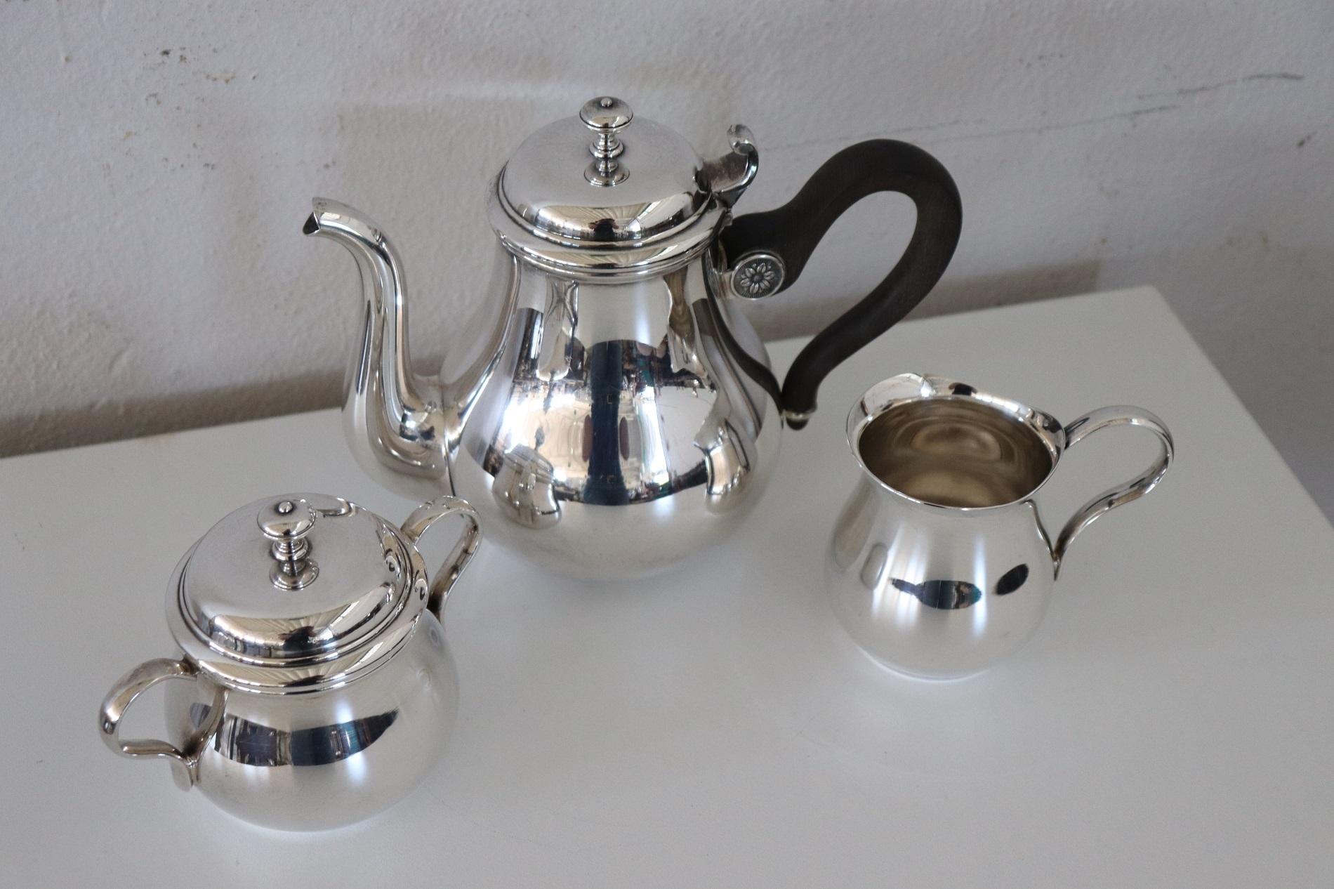 Beautiful silver plate tea or coffee set. Mark Christofle France. Perfect for embellishing a table with class.