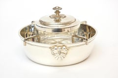 Vintage Christofle Silver Plate Caviar Bowl or Barware