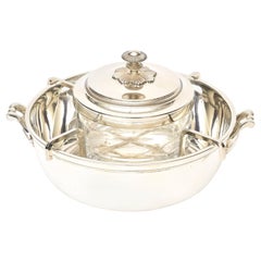 Vintage Christofle Silver Plate Caviar Bowl or Barware