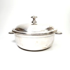 Vintage Christofle Silver Plate Covered Vegetable Dish