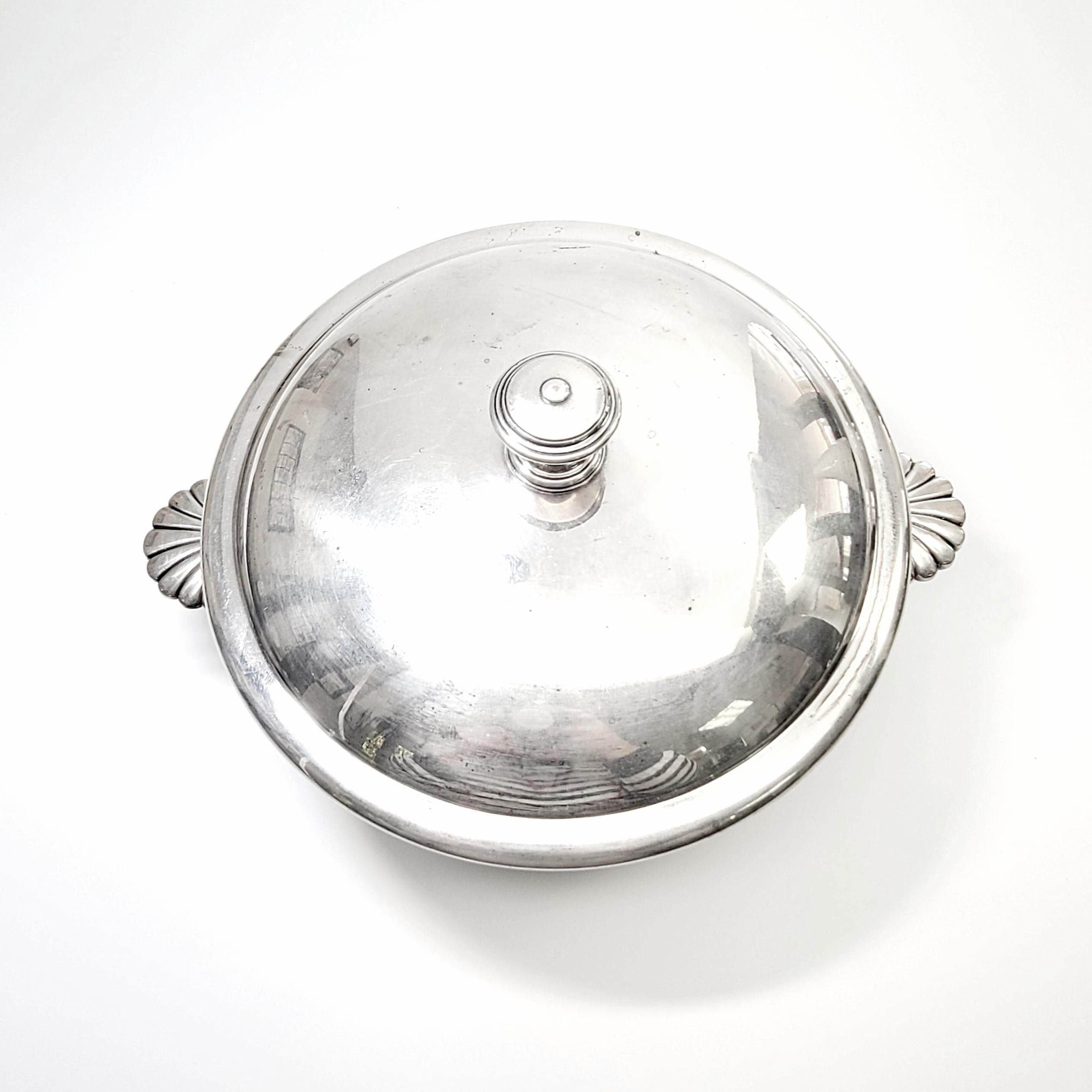 silver plated vegetable dish