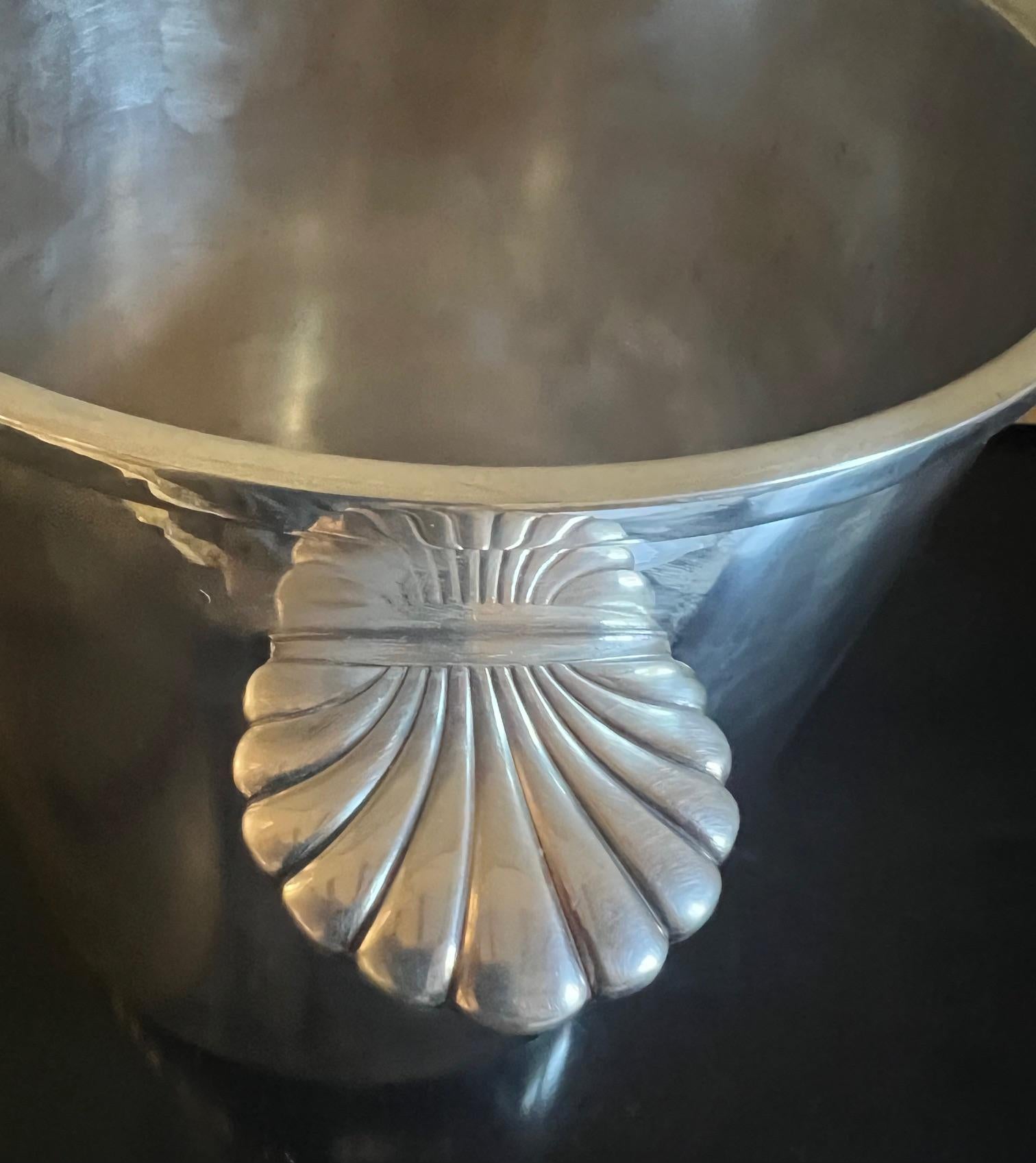 French Vintage Christofle Silverplated Champagne / Wine Bucket, C. 1950's