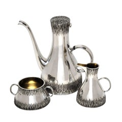 Vintage Christopher Lawrence Coffee Set Modernist 3 Piece London 1972