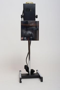 Vintage Chrome Adjustable Table Lamp with Articulating Shade by Robert Sonneman
