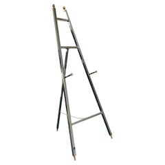 Vintage Chrome and Brass Easel