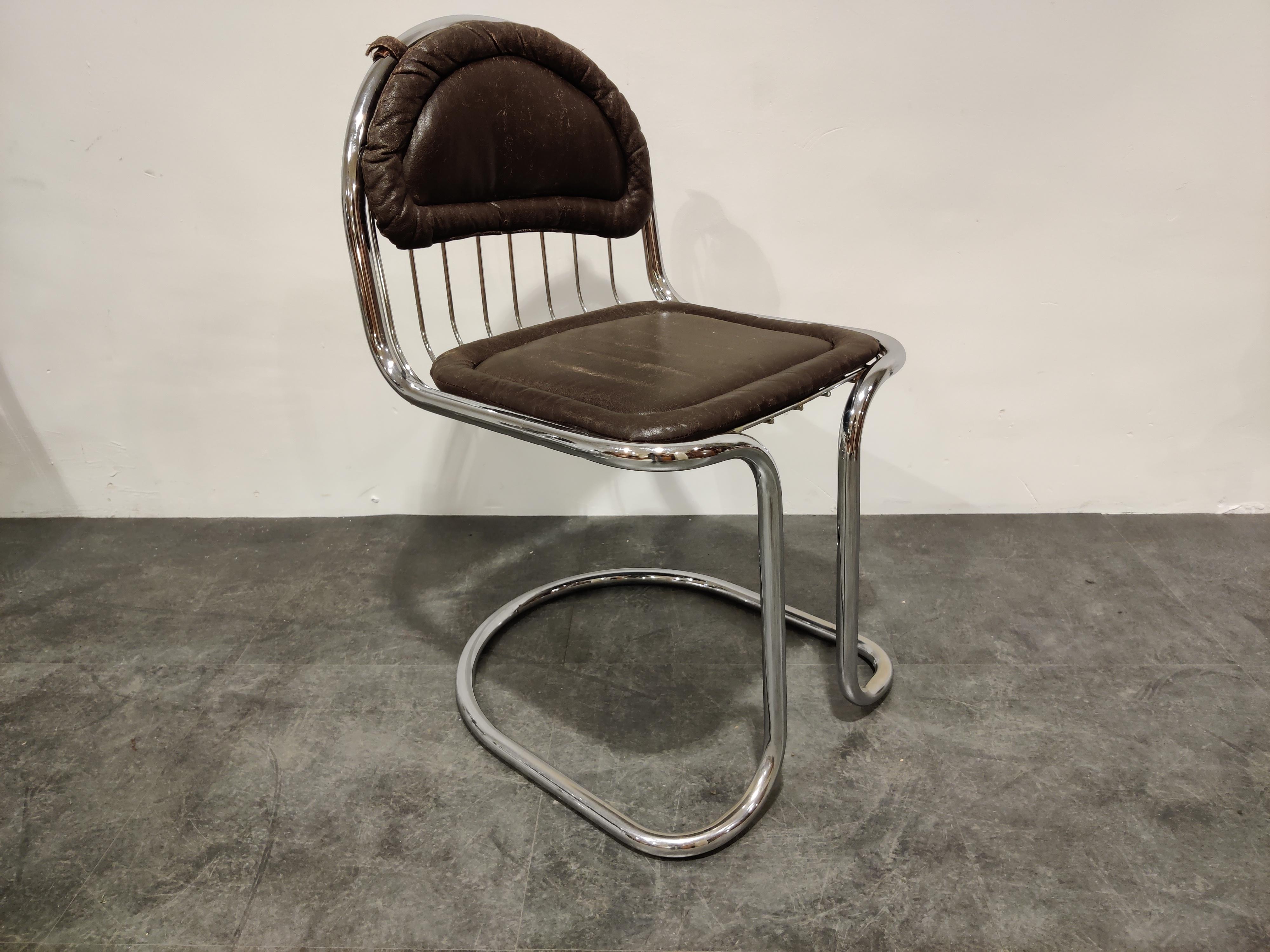 retro chrome kitchen chairs