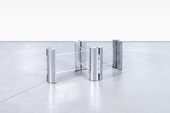 Vintage Chrome and Lucite Coffee Table