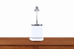 Vintage Chrome and Lucite Table Lamp