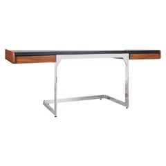 Vintage Chrome Cantilevered Desk by Ste. Marie and Laurent