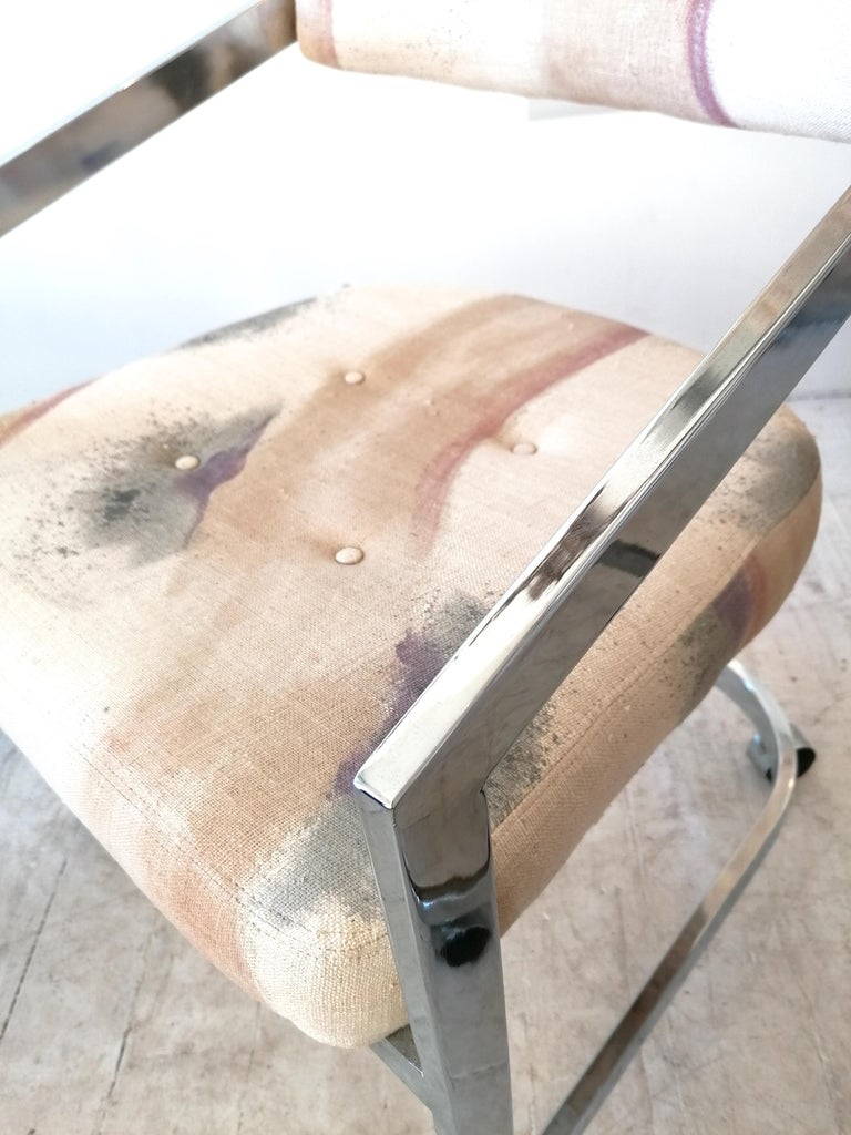 Vintage Chrome Chairs by Milo Baughman for Design Institute of America