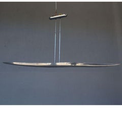 Lustre vintage en chrome, 1980