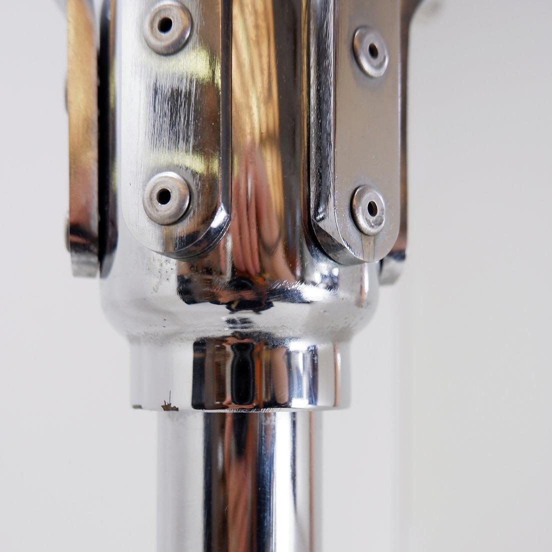 Vintage Chrome Kleiderständer mit Umbrella Rack im Angebot 1