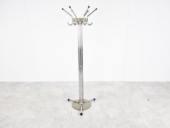 Vintage Chrome Coat Stands by Willy Van Der Meeren for Tubax, 1970s