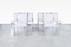Vintage Chrome Dining Chairs by Pierre Cardin for Dillingham