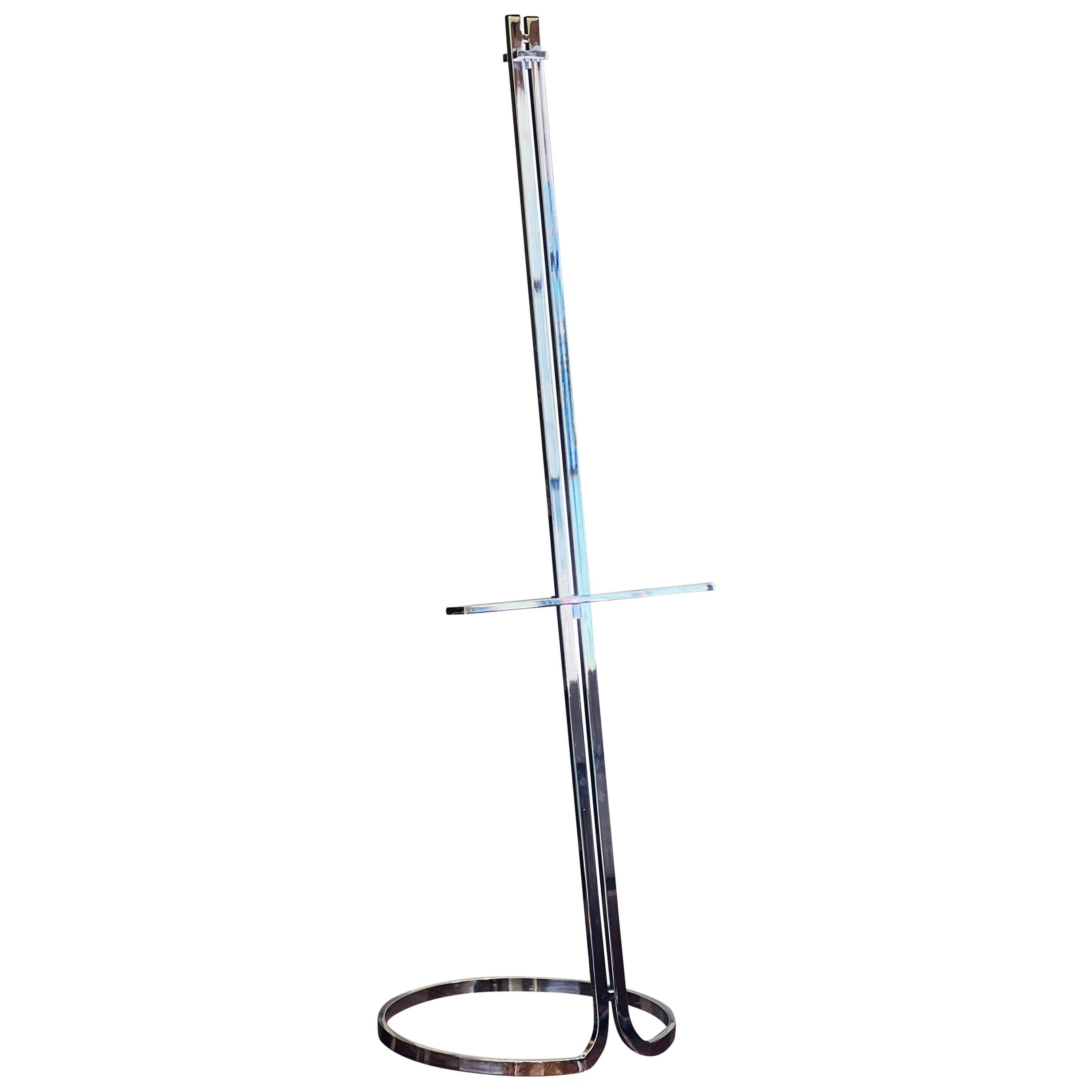 Vintage Chrome Easel Attributed to Milo Baughman