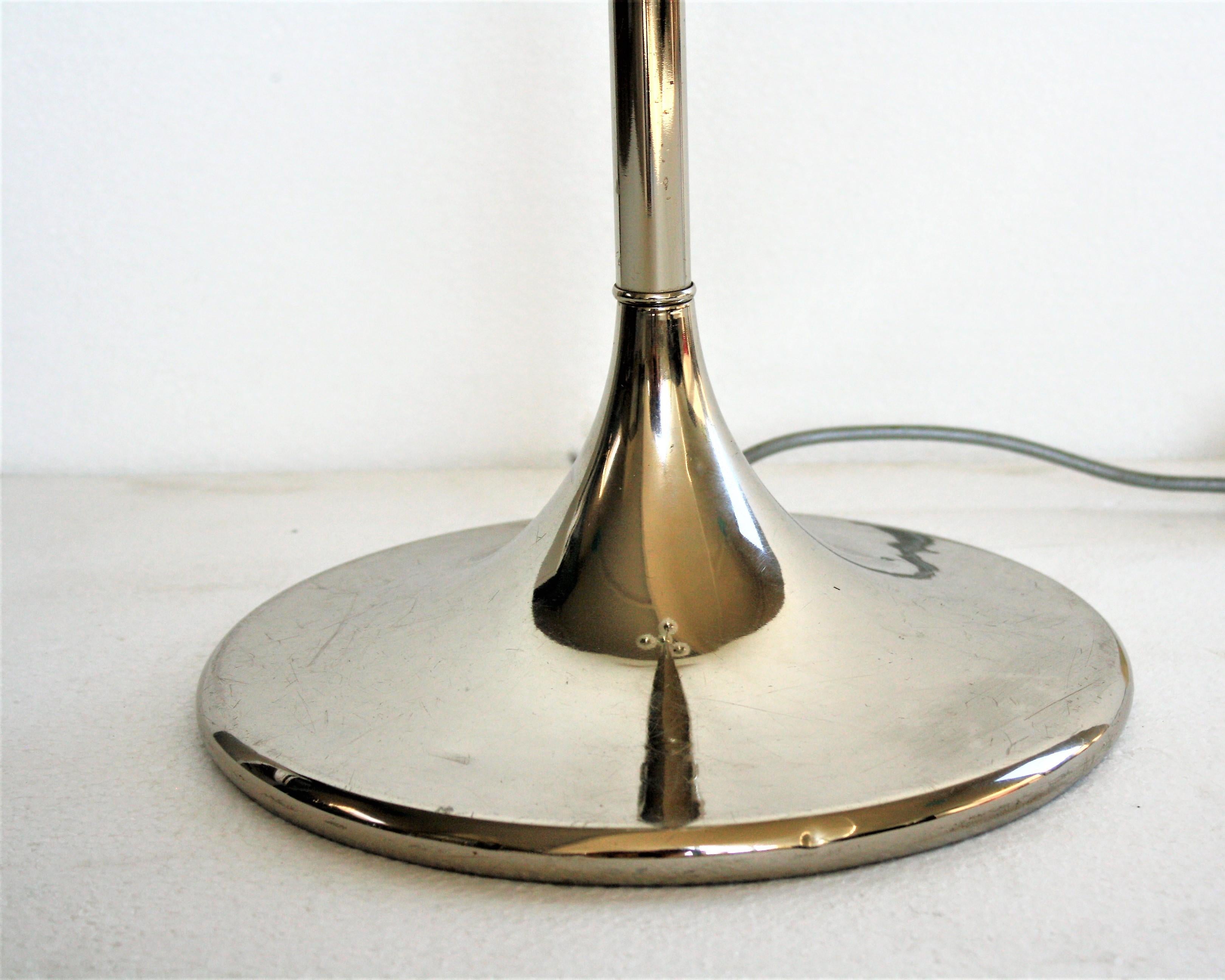 Vintage Chrome Floor Lamp, 1960s , Italy In Excellent Condition In HEVERLEE, BE