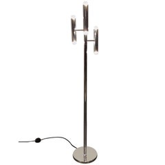 Vintage Chrome Floor Lamp, 1970s