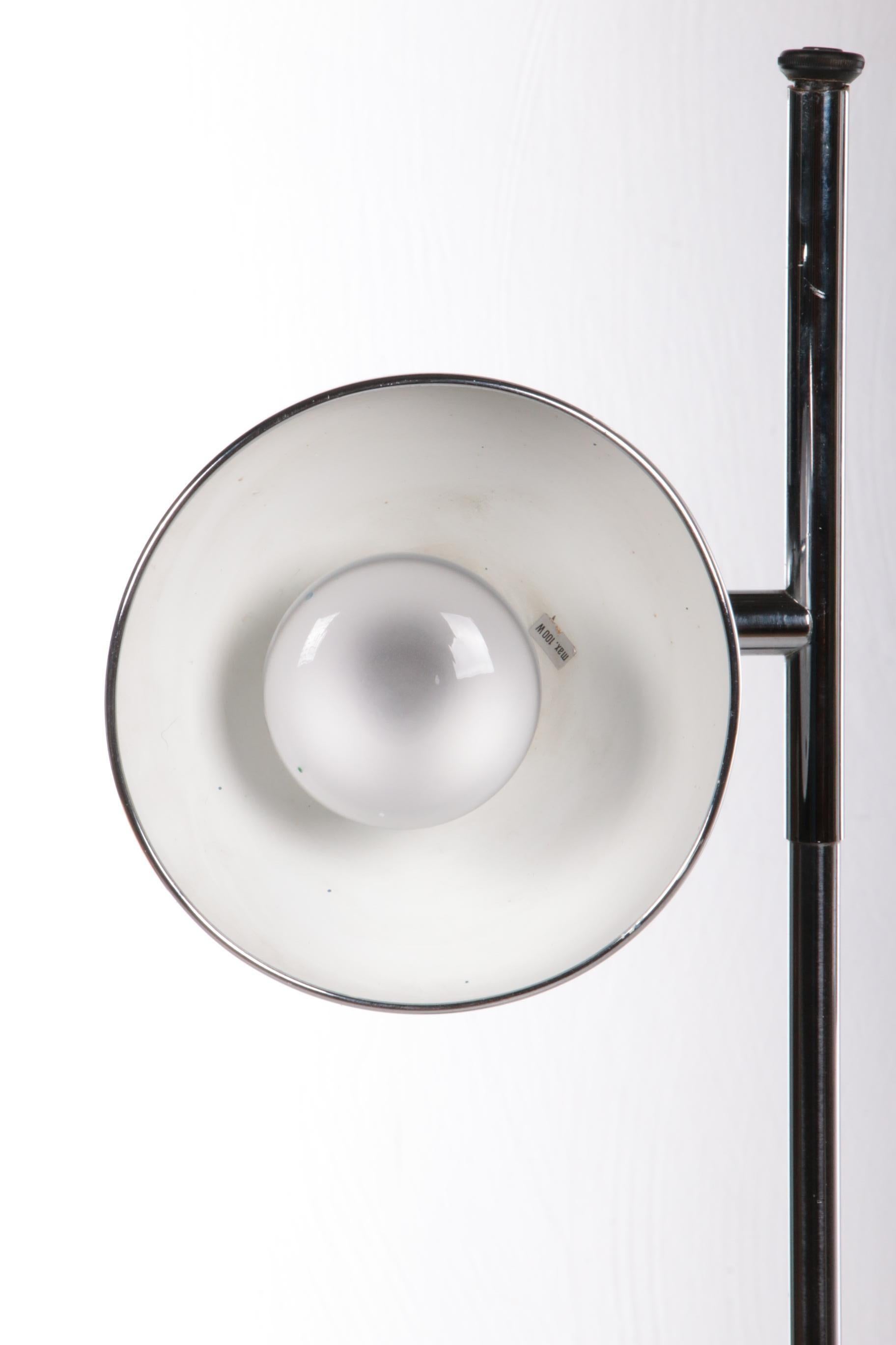 Vintage Chrome Floor Lamp with Adjustable Spot, 1960s German 6