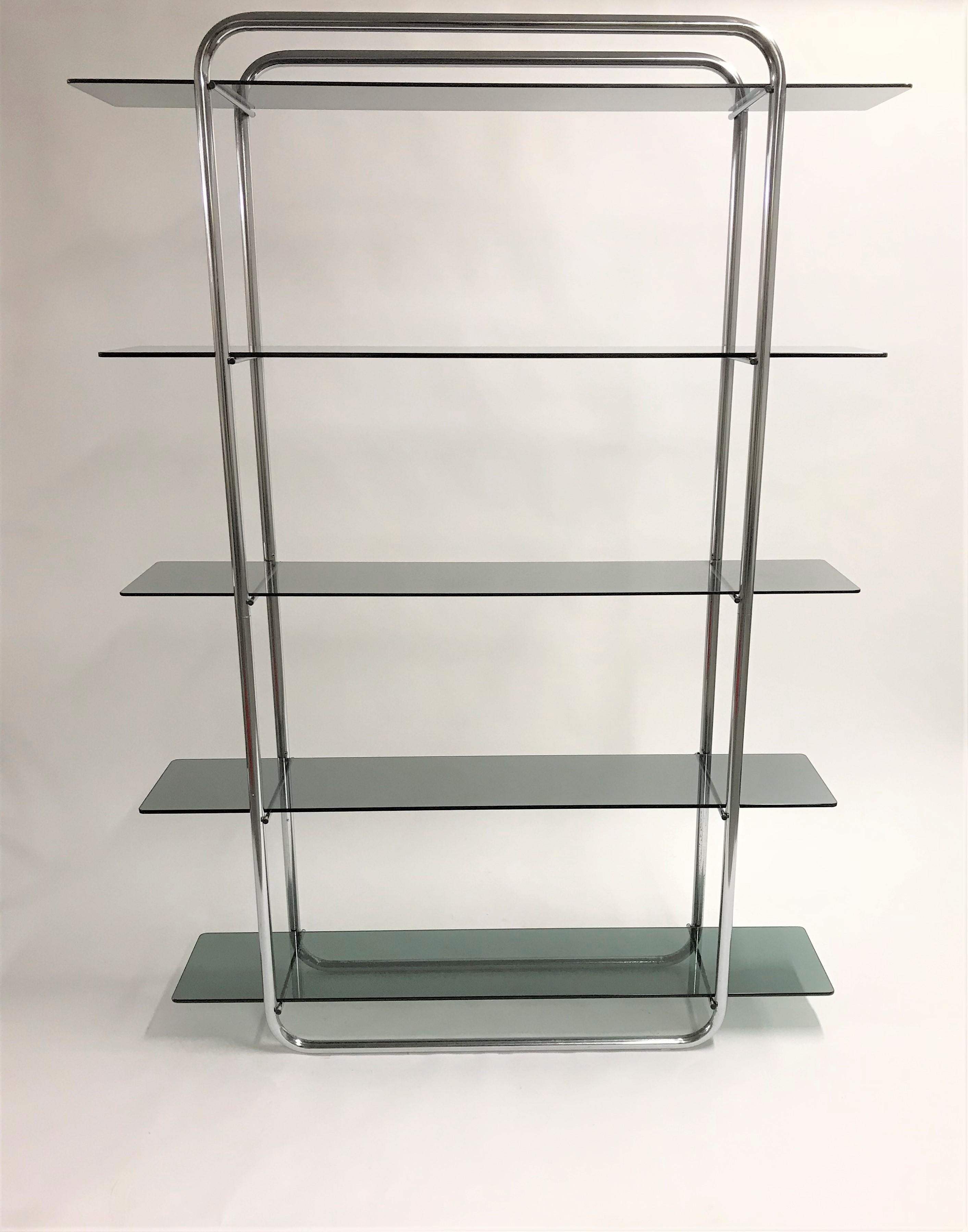 chrome wall unit