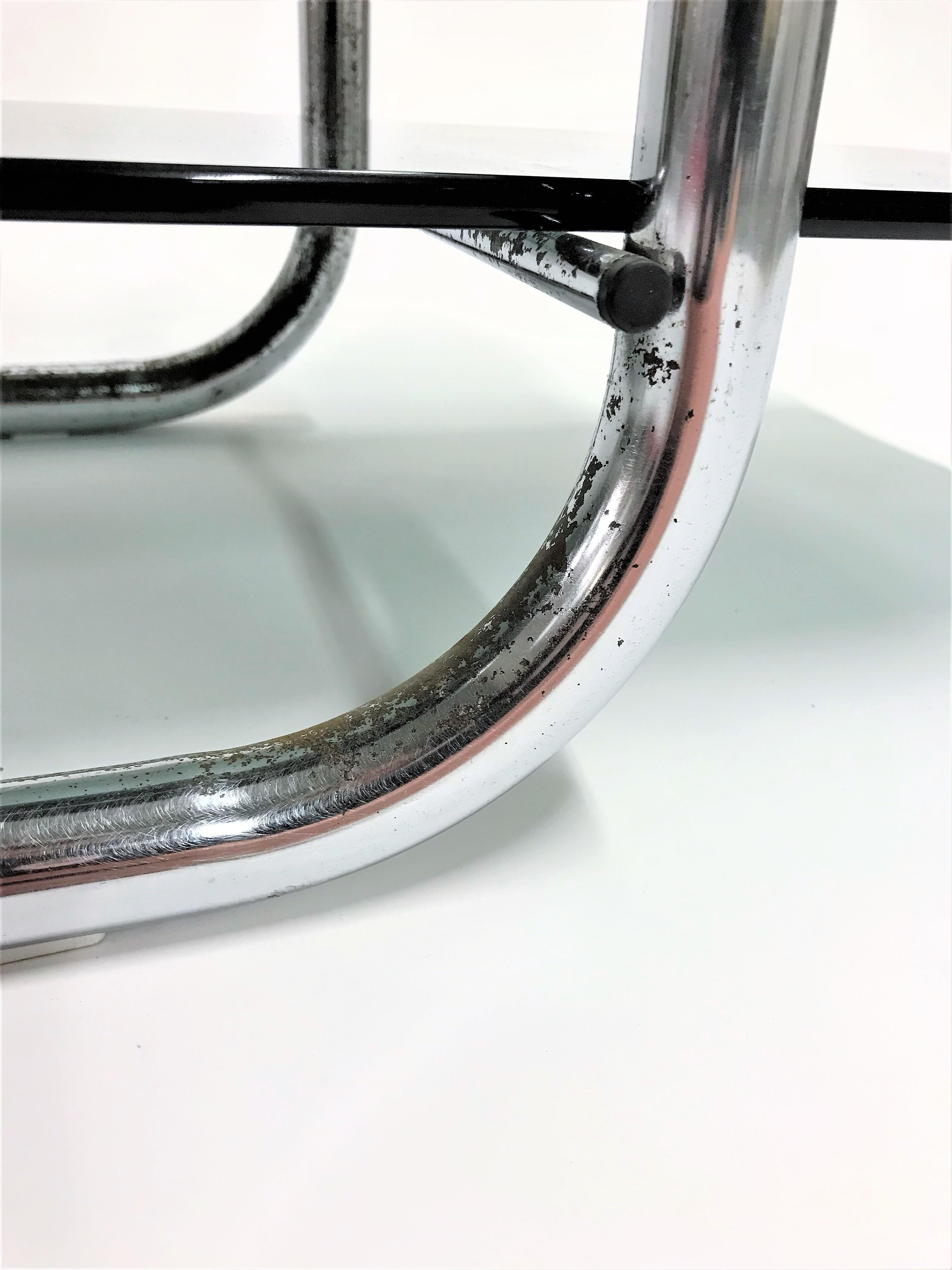 Late 20th Century Vintage Chrome Free Standing Wall Unit, 1970s