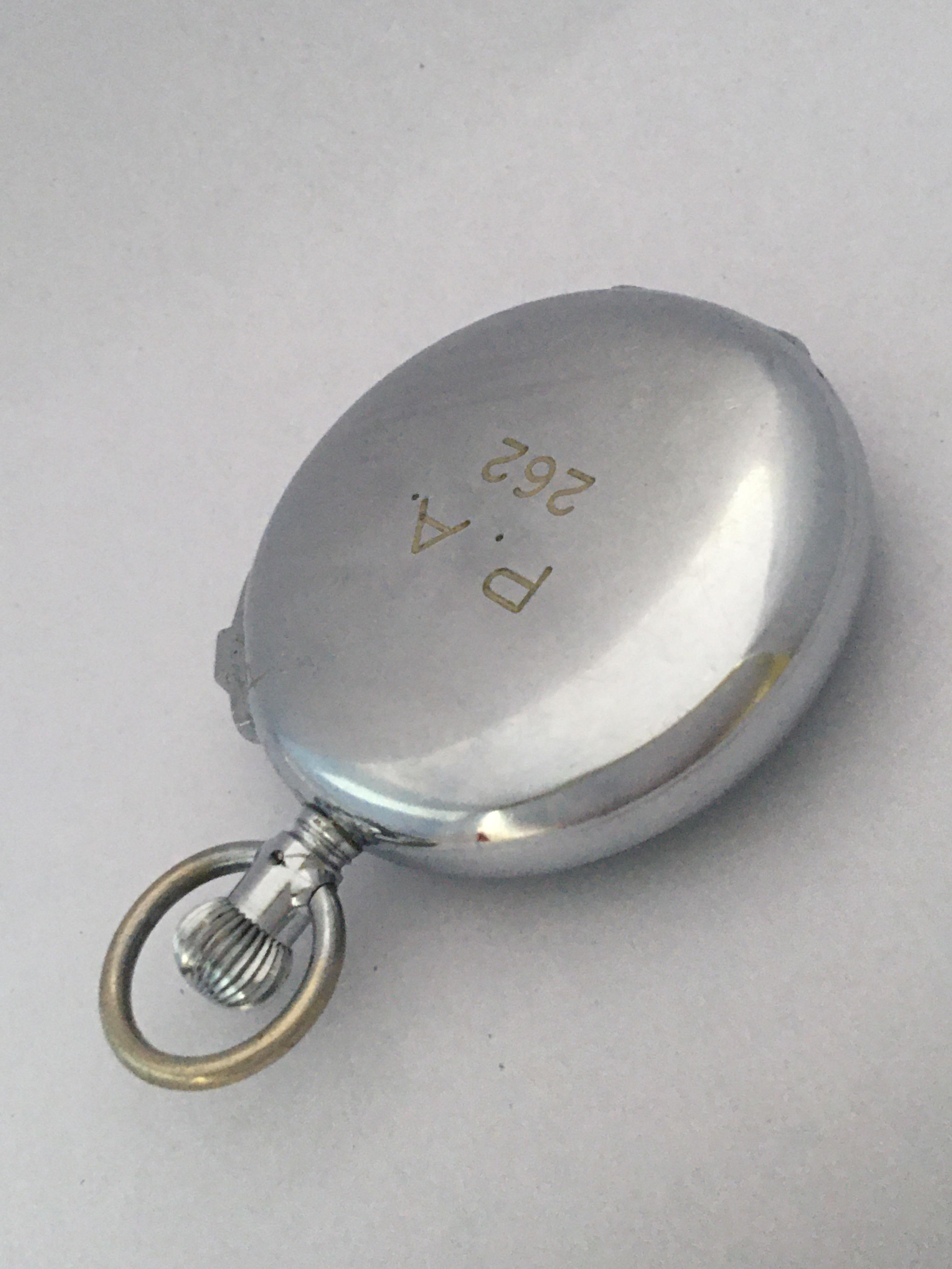 Vintage Chrome Garrard Schweizer mechanische Stoppuhr 2