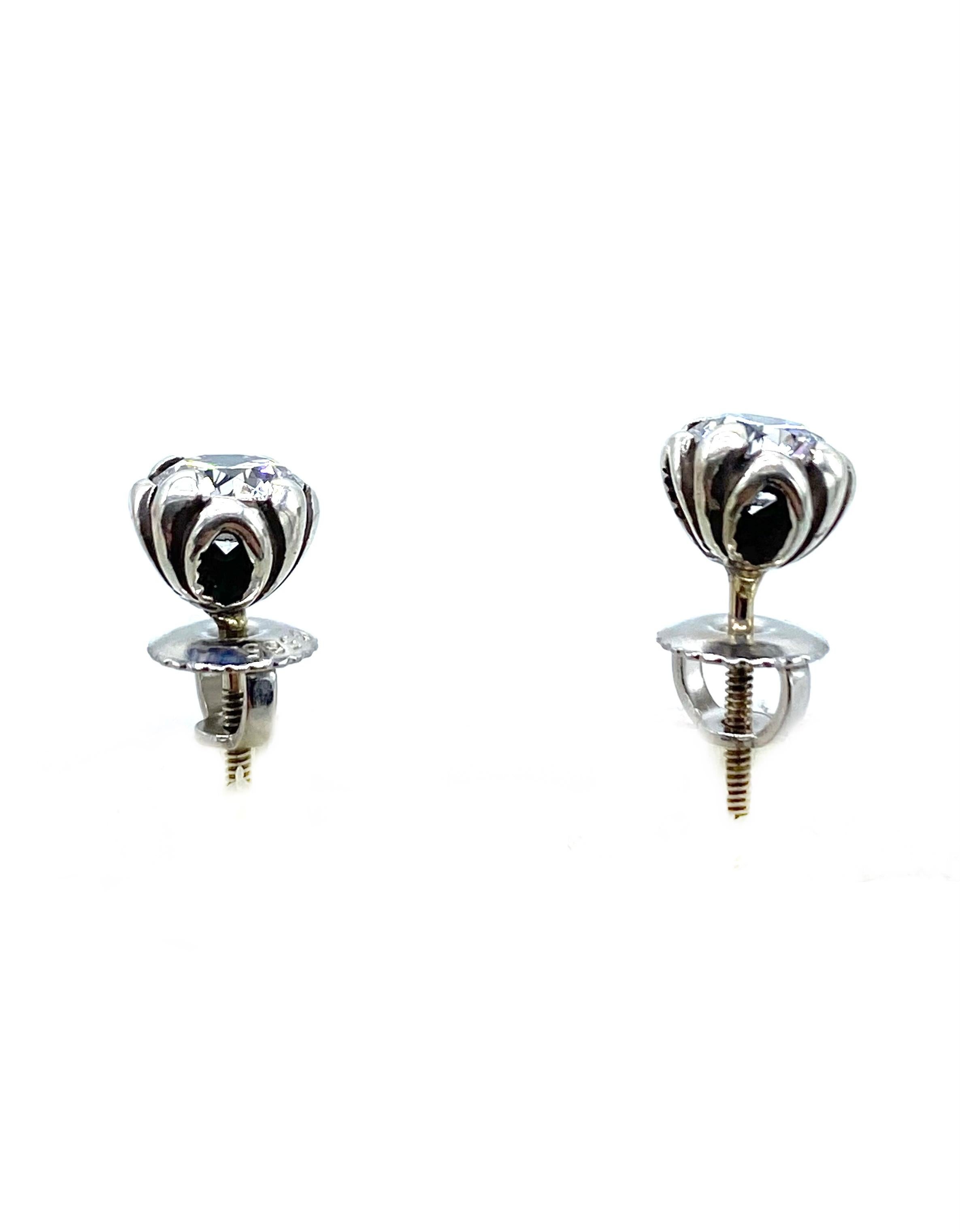 chrome hearts diamond earrings